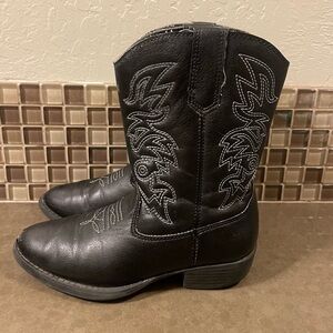 Boy's Black 'Deer Stags' Cowboy boots